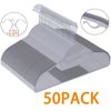 S-Shape Plastic Hangers Non Slip 50 Pack 360° Swivel Hook Space Saving Organizer