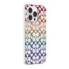 iPhone 13 Pro Case Back Protective Case Genuine Coach (Rainbow Glitter Signature C/Clear)