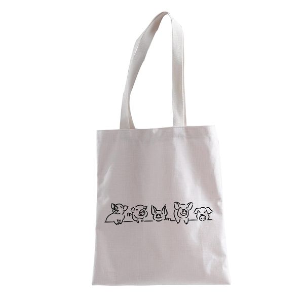 Niedliche Schweine Make-up-Tasche Schweineliebhaber Geschenk Tierliebhaber Reißverschlusstasche Geschenk für Schweinebauer Schwein, Geschenke für Frauen, Pig Tote Bag, modisch