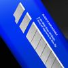 3 Bulk Utility Knives Box Cutters Snap Off Blades Blue