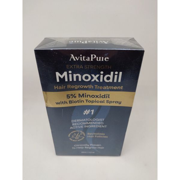 Avita Pure Minoxidil Hair Regrowth Treatment 5% Minoxidil for Men Exp 01/2027