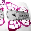 KADS 100pcs in 1 Roll Small Size Butterfly-shape Self Adhesive Gel Nail Extension Nail Forms for Acrylic Nails Tips ?-