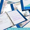 BAZIC 2" Blue Slant D-Ring View Binder w/ 2 Pockets