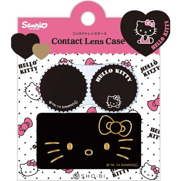 <br>Shobido (Soft/Case) Hello Kitty Die-Cut Contact Lens Case BK KT54646_