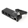2022 USB Car Charger Cigarette Lighter Socket 4-Way 12V Splitter Power Adapter