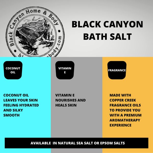 Black Canyon Peanut Butter Cookie Crunch Scented Sea Salt Bath Soak, 20 Oz