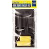 Pick2Basket 3pc Mini Paint Roller Set Foam Paint Roller Set Gloss Emulsion Decorating Decorator Tray Sponge for Walls, Door, Frames