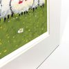 'Ewe-nited' Mounted Print by Thomas Joseph - Sheep Art