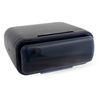 BMRC7B | Flip-up Fully Enclosed Black Marine Stereo Splash Guard