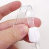 Hawkeye Iyarakusu [One Size Fits Most/Clear] Made in Japan Mask Aids with Adjustment Parts to Reduce Mask Pain, Mask Cord, Painless, Fish Clip Type