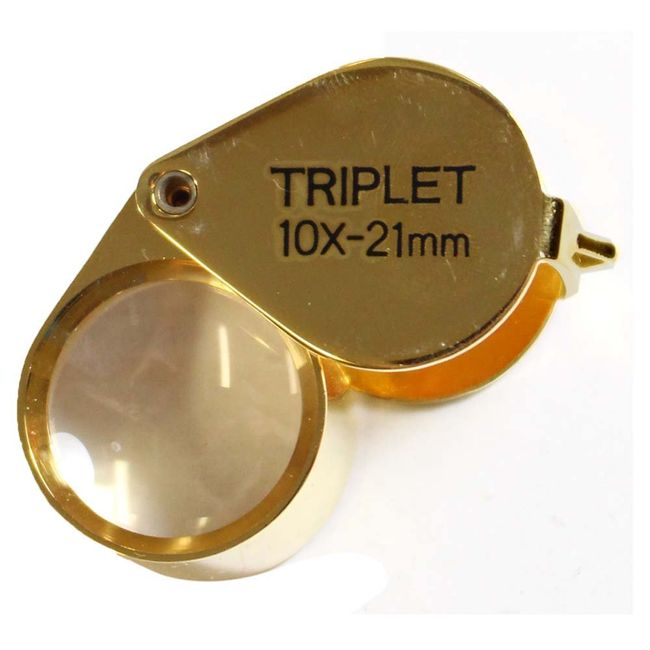 Toolusa 10x Gold Jeweler's Loupe: MG-21510