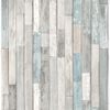 Barn Board Grey Thin Plank Wood Wallpaper Washable Strippable Non Woven Material