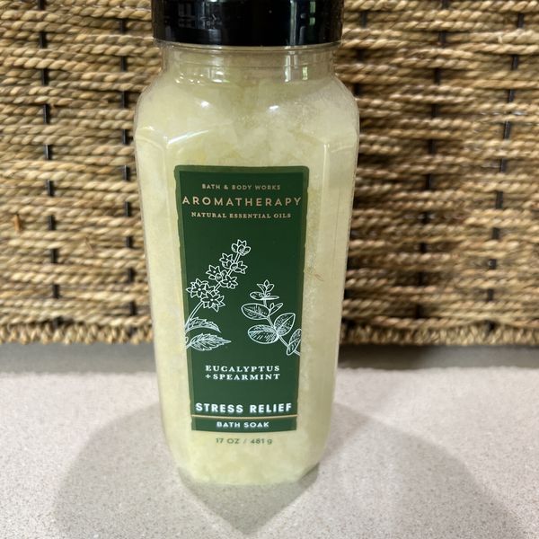 Bath Body Works Eucalyptus Spearmint Bath Soak Salts Aromatherapy Stress Relief
