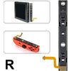 Iesooy for NS Joy-Con Left/Right Rail Slider Replacement with Flex Cable for Nintendo Switch Joy-Con