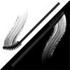 Samkos Disposable Eyelash Brush, 100 Pieces, Eyebrow Brush, Screw Brush, Eye Makeup, Eyelash Extensions, Easy to Carry, Suitable for Beginner Practice (Black)