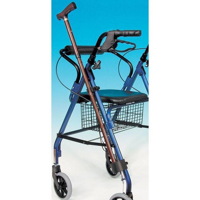 Cane Holder for Wheelchairs or Walking Frames