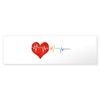 CafePress Pulse Bumper Sticker 10"x3" Rectangle Bumper Sticker Car Decal (10 Pack)