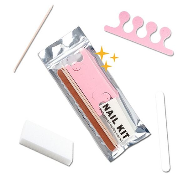 Tow Nail Kit Basic Nail File Set Pedicure Nail File