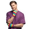 Boland 01910 Fingerless Gloves Rainbow, Multicoloured, Standard Size