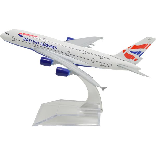 TANG DYNASTY(TM 1:400 16cm Air Bus A380 British Airways Metal Airplane Model Plane Toy Plane Model