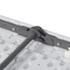 34" Plastic Square Table with Resin Top Game Table for Puzzles Crafting White