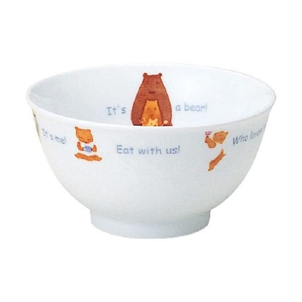 Narumi 40433-3321 Children's Rice Bowl, 8.5 fl oz (240 cc), Diameter 4.1 inches (10.5 cm), Baby Shower, Beginning, Baby Food, Gift, Oven, Microwave, Dishwasher Safe, Made in Japan