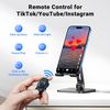 MILOUZ Remote Scrolling Ring for Tiktok,Page Turner for Kindle App,Bluetooth Camera Shutter Remote for iPhone, Android,iOS,iPad,Tablet-Black