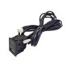 2 USB Port Dash Flush Panel Mount Extension Cable Adapter Kit For Car Truck SUV