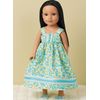 Simplicity SS3059OS 18" Doll Clothes Sewing Pattern Packet by Elaine Heigl Designs, Design Code S3059, One Size, Multicolor