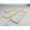Candy Apple Red Ceramic Tile Mud Cap Subway Trim Mudcap Mid Century Modern