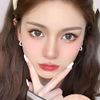 CAPPUVINI Lip Tint, Mirror Tint, Moisturizing, High Glitter, Long Lasting, Lipstick, Gloss, Moisturizing, Won't Stick to Masks, Lip Gloss, Won't Fall Off, Popular, Red Lips, 7 Colors, Chinese Cosmetics (03 Peach Tea)