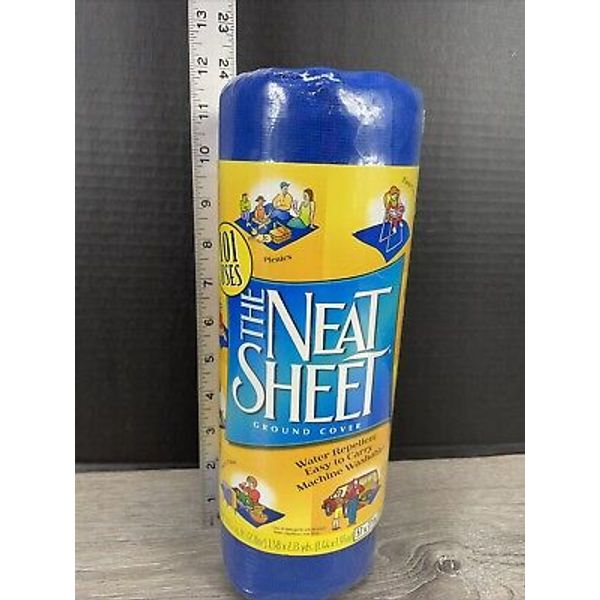 Neat Sheet 57"X77" Single Roll Ground Cover Beach Picnic Pets Auto Crafts - NEW!