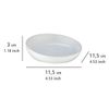 Wenko Soap Dish, Ceramic, White, 11, 5 x 3 x 11, 5 cm