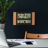 513-1417 La Crosse Technology Atomic Digital Wall Clock with TX141-BV2 Sensor