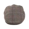 Jaxon & James Tweed Flat Cap - Brown-Grey 2XLARGE