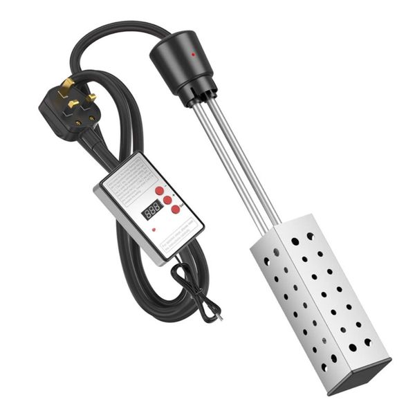 Tianbi Electric Immersion Water Heater, Bucket Water Heater, Household High Power Submersible Pool Bathtub Heater with Thermostat,Auto Shutoff