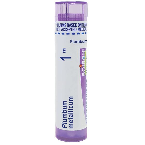 Boiron Plumbum Metallicum 1M for Constipation While Traveling - 80 Pellets