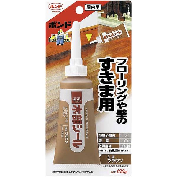 Konishi #50424 Bond Wood Seal, 3.5 oz (100 g), Brown