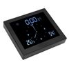 Bathroom Shower Wall Clock, TS-WP10 Shower Clock Innovative Timer Waterproof Thermometer Hygrometer Bathroom Supply Visual Countdown Timer, Time Management Tool(Black)