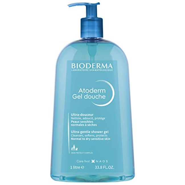 Bioderma - Atoderm Hydrating Shower Gel Body Wash - Moisturizing Face and Body Cleanser for Normal to Dehydrated Sensitive Skin