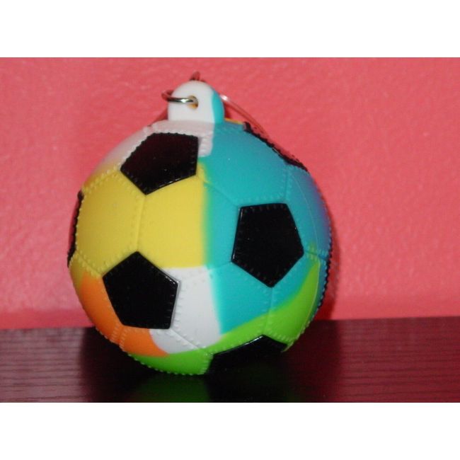 BATH AND BODY WORKS POCKET *BAC HOLDER BRAND NEW MULTICOLOR SOCCER BALL SUPERFUN