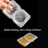 12Sets Reusable Snack Pack Containers, Double Compartment Snack Containers with Lids, Portable Reusable Sauce Container, Reusable Snack Container, Double Compartment Condiment Container