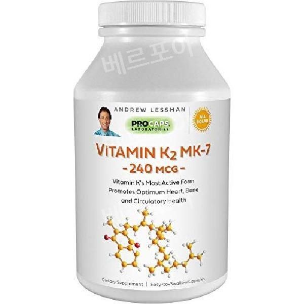 Andrew Lessmann Vitamin K2 MK7 240mcg 360 Tablets Vitamin K to Menaquinone