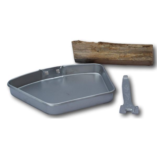 Traditional ash pan - 30cm Wide (12") with Detachable Handle