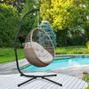 Aoodor Hammock C Stand(Only) Solid Steel Construction For Hanging Swing Chair