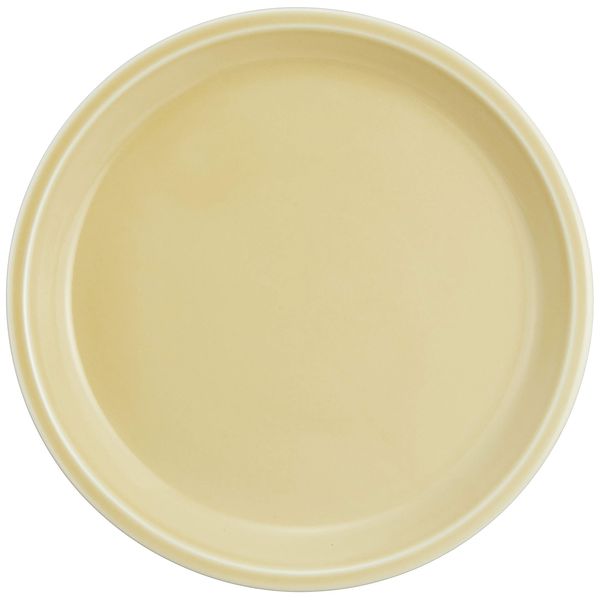 Hasami Ware Essence es Plate, Yellow Porcelain Glaze