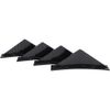 Rear Bumper Diffuser Lip Splitter Shark 4-Fins Spoiler For E90 E92 E93 330i 335i
