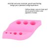 Tattoo Ink Holder Tattoo Pen Holder Microblading Pigment Ink Cup Tattoo Pen Stand Makeup Tattoo Accessories Tattoo Pen Eyebrow Tattoo Holder Silicone Tattoo Pigment Ink Cotton Swabs Cup Holders(Pink)