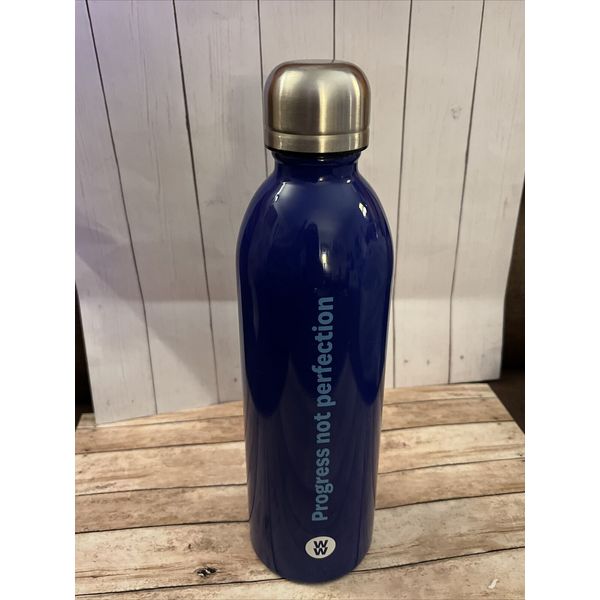 Weight watchers stainless Water  bottle blue