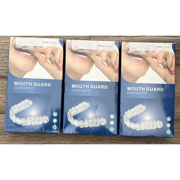 Custom Fit Dental Mouth Guard Pack Of 3